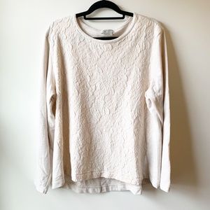 Van Heusen Sweater Studio Lace Overlay - Size XXL